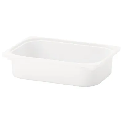 TROFAST storage box 42X30X10 cm white, 00141670