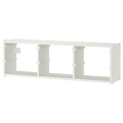 TROFAST Wall storage, white 99x30 cm, 00182750