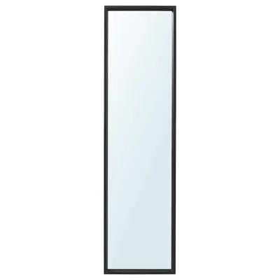 NISSEDAL Mirror, black 40x150 cm, 00320313