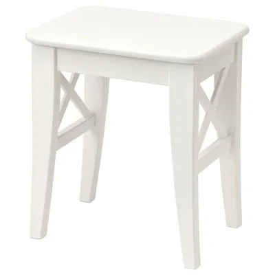 INGOLF Stool, white, 00362727