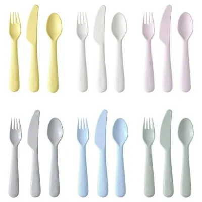 KALAS 18-piece cutlery set, mixed colours, 00378672
