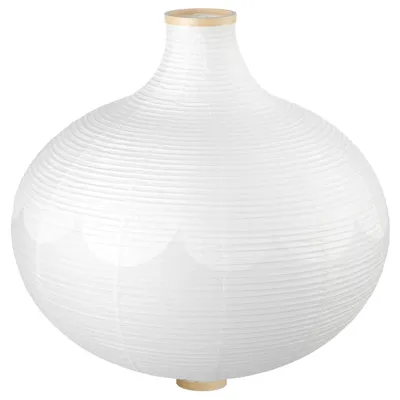 RISBYN Pendant lamp shade, onion shape/white 57 cm, 00405680