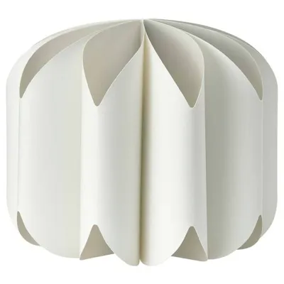 MOJNA Pendant lamp shade, textile/white 47 cm, 00451865
