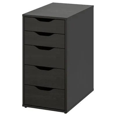 ALEX drawer unit 36x70 cm black-brown, 00473551
