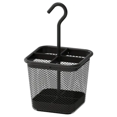 UPPDATERA Cutlery caddy, anthracite, 12x12 cm, 00486426