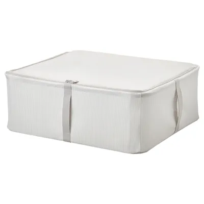 HEMMAFIXARE storage case, fabric striped/white/grey, 00503911