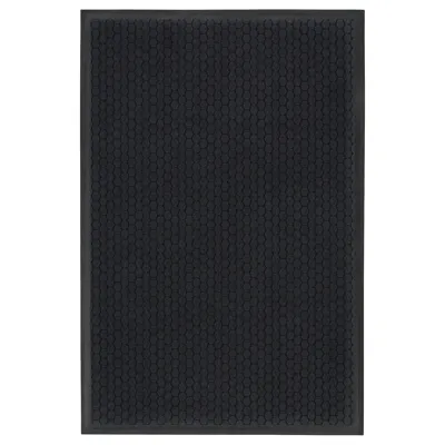 VATTENVERK Door mat, indoor, dark grey, 60x90 cm, 00517022