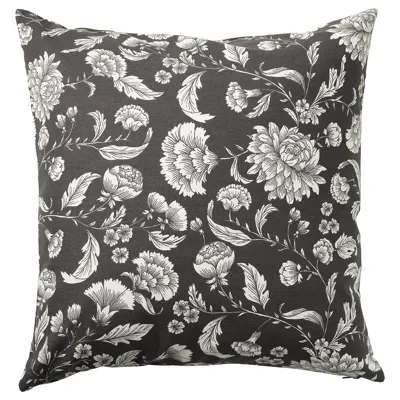 IDALINNEA Cushion cover, anthracite, 50x50 cm, 00548293