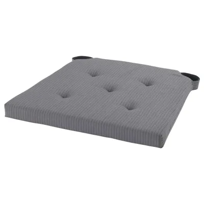 JUSTINA Chair pad, grey 42/35x40x4 cm, 10175004
