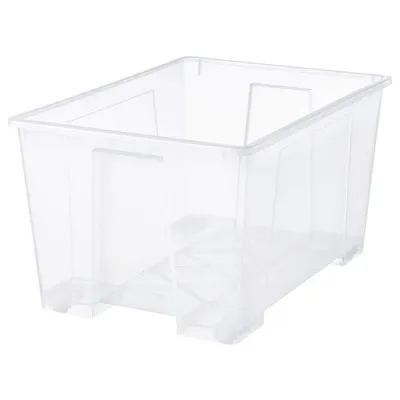 SAMLA Box, transparent 78x56x43 cm/130 l, 10180944