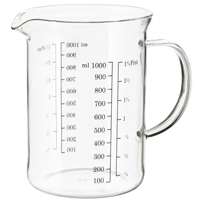 VARDAGEN Measuring jug, glass 1.0 l, 10323306