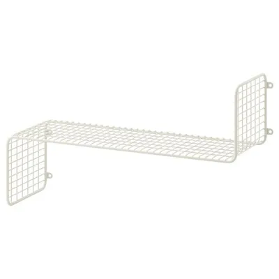 SVENSHULT wall shelf, white, 60x20 cm, 10430561