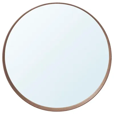 STOCKHOLM mirror, walnut veneer, 60 cm, 10446897