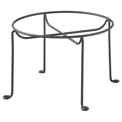 VARDAGEN Stand for jar with tap, dark grey, 10468120
