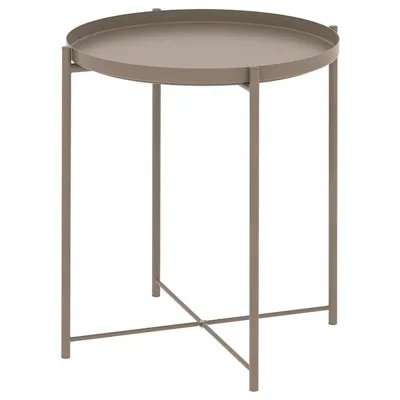GLADOM tray table, dark grey-beige, 45x53 cm, 10513764