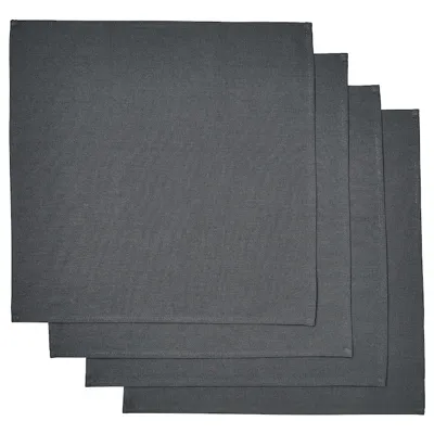 SVARTSENAP Napkin, dark grey, 35x35 cm, 10545920