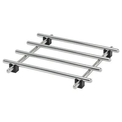 LAMPLIG Pot stand, stainless steel, 18x18 cm, 20186040