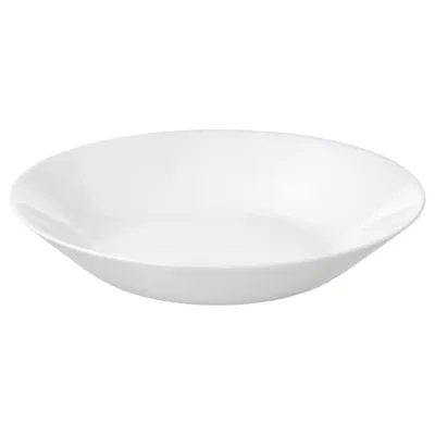 OFTAST Deep plate, white 20 cm, 20318941