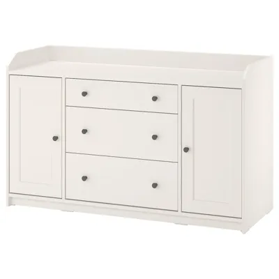 HAUGA Sideboard, white 140x84 cm, 20407292