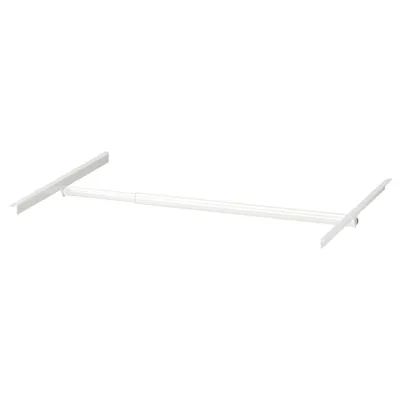 JONAXEL Adjustable clothes rail, white, 46-82cm, 20431287