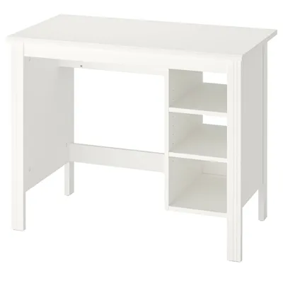 BRUSALI Desk, white 90x52 cm, 20439764