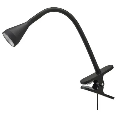 NAVLINGE LED clamp spotlight, black, 20449881