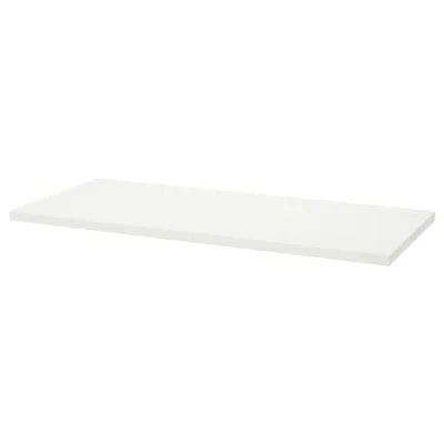 LAGKAPTEN table top, white, 140x60 cm, 20460821