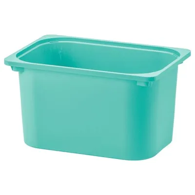TROFAST storage box, turquoise, 42x30x23 cm, 20464032