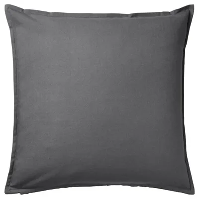 GURLI Cushion cover, dark grey 50x50 cm, 20474696