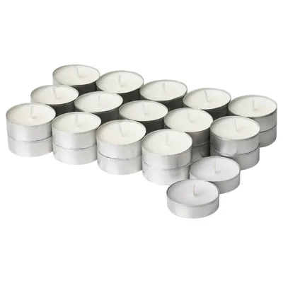 ADLAD Scented tealight, Scandinavian Woods/white, 3.5 hr, 20502171