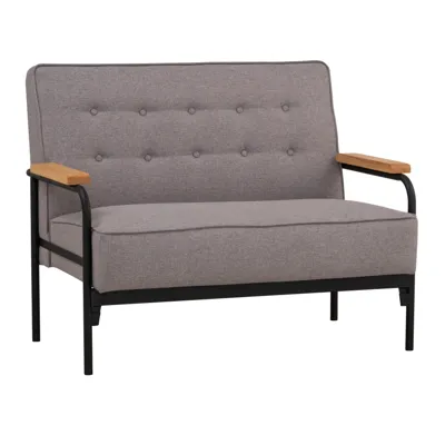 DARYL 2-seater sofa, Grey, 112x79x87 cm, 232187