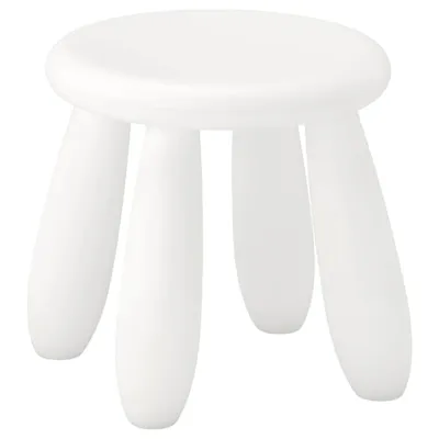 MAMMUT Children's stool, in/outdoor/white, 30176644