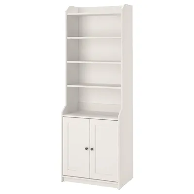 HAUGA High cabinet with 2 doors, white 70x199 cm, 30415060