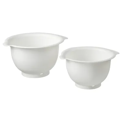 VISPAD mixing bowl, set of 2, white, 30421792