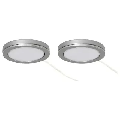 VAXMYRA LED spotlight, aluminium-colour, 6.8 cm, 30421886