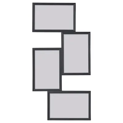 YLLEVAD Collage frame for 4 photos, black21x41 cm, 30429769