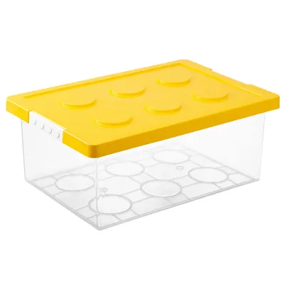 Middle Yellow Toy Storage Box, Yellow, 24.5*36.5*17Cm 4589767192693