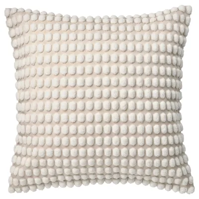 SVARTPOPPEL Cushion cover, off-white, 50x50 cm, 30543005
