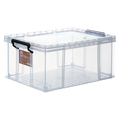 Transparent Storage Box 33L, Transparent, 53*39*24.3Cm 4589767252670