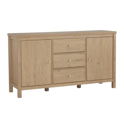 RHODES Sideboard, oak, 160x46x88 cm, 345045