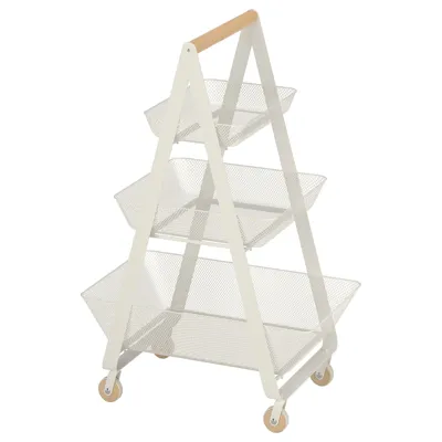 RISATORP trolley, white, 57x39x86 cm, 40281630