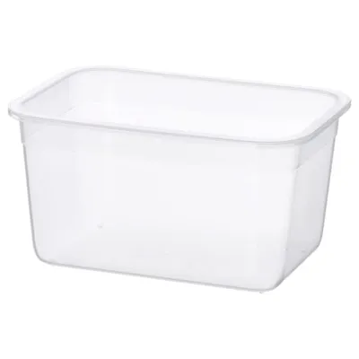 IKEA 365+ Food container, rectangular/plastic 2.0 l, 40359153