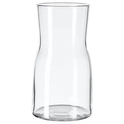 TIDVATTEN Vase, clear glass, 17 cm, 40417025