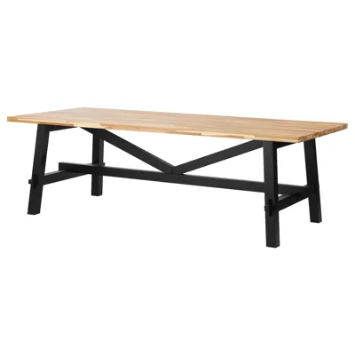 SKOGSTA Dining table, acacia 235x100 cm, 40419265