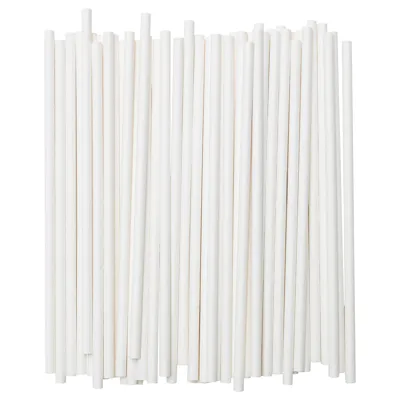FORNYANDE Drinking straw, paper/white, 40442968