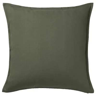 GURLI Cushion cover, deep green 50x50 cm, 40489588
