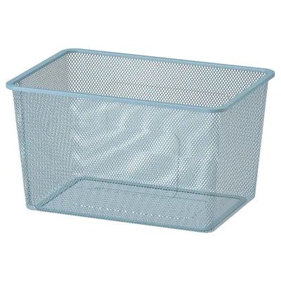 TROFAST Mesh storage box, grey-blue, 42x30x23 cm, 40518576