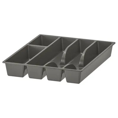 SMACKER cutlery tray, grey, 31x26 cm, 50247749
