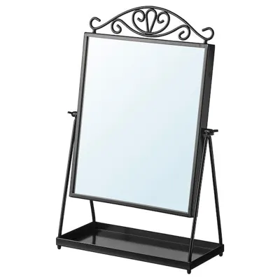 KARMSUND Table mirror, black 27x43 cm, 50294986