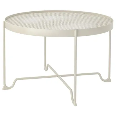 KROKHOLMEN Coffee table, outdoor, beige 73 cm, 50392741
